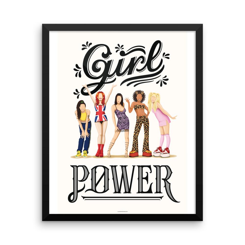 FRAMED Girl Power Art Print - Draw Me a Song