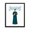 FRAMED Marie Curie Ingenious Art Print - Draw Me a Song