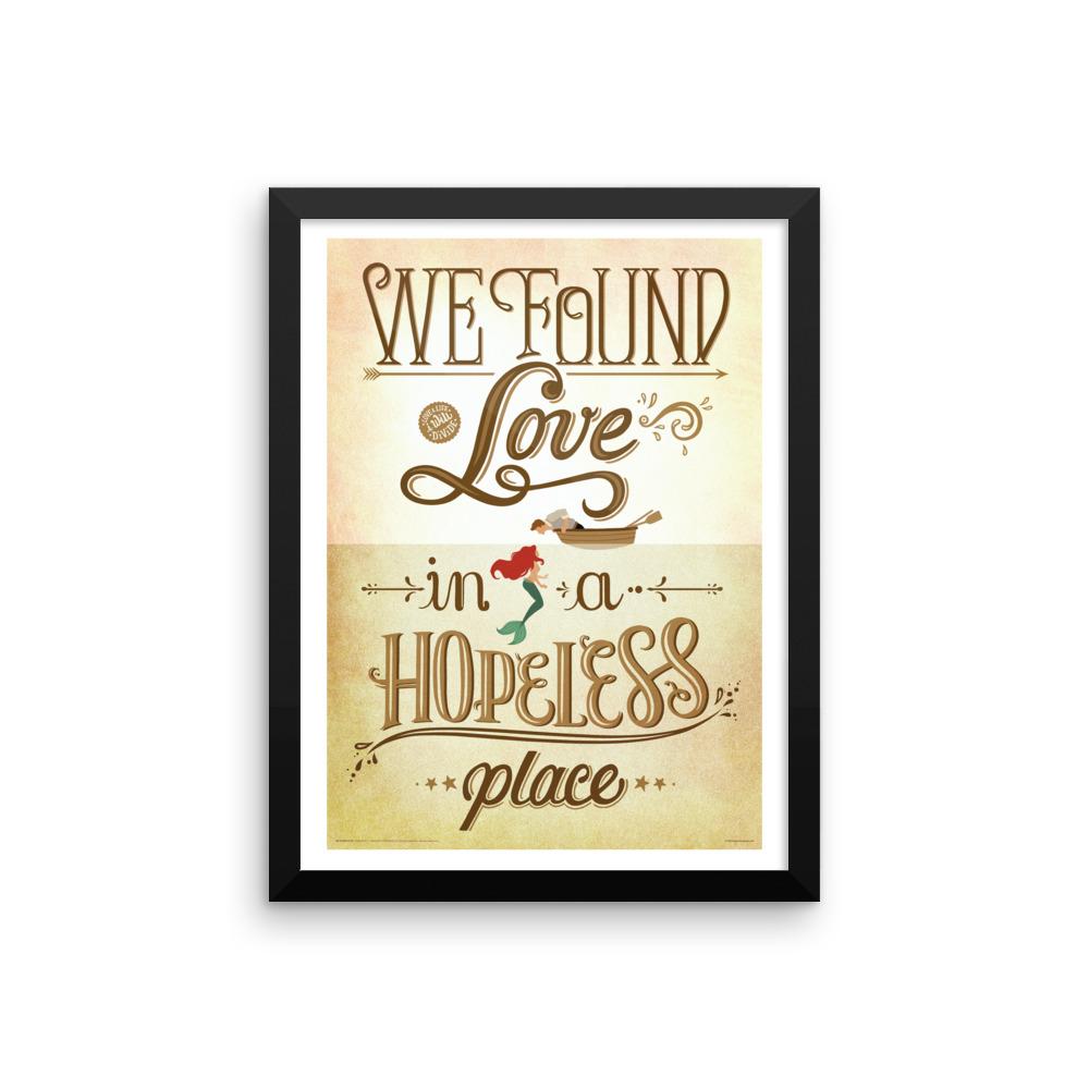 FRAMED We Found Love Print - Draw Me a Song