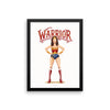 FRAMED Wonder Woman Warrior Print - Draw Me a Song