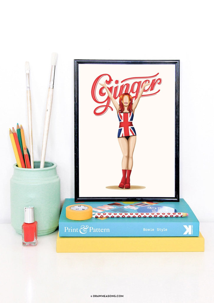 Ginger Spice Art Print