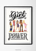 90s Nostalgic Art Print - Spice Girls Girl Power