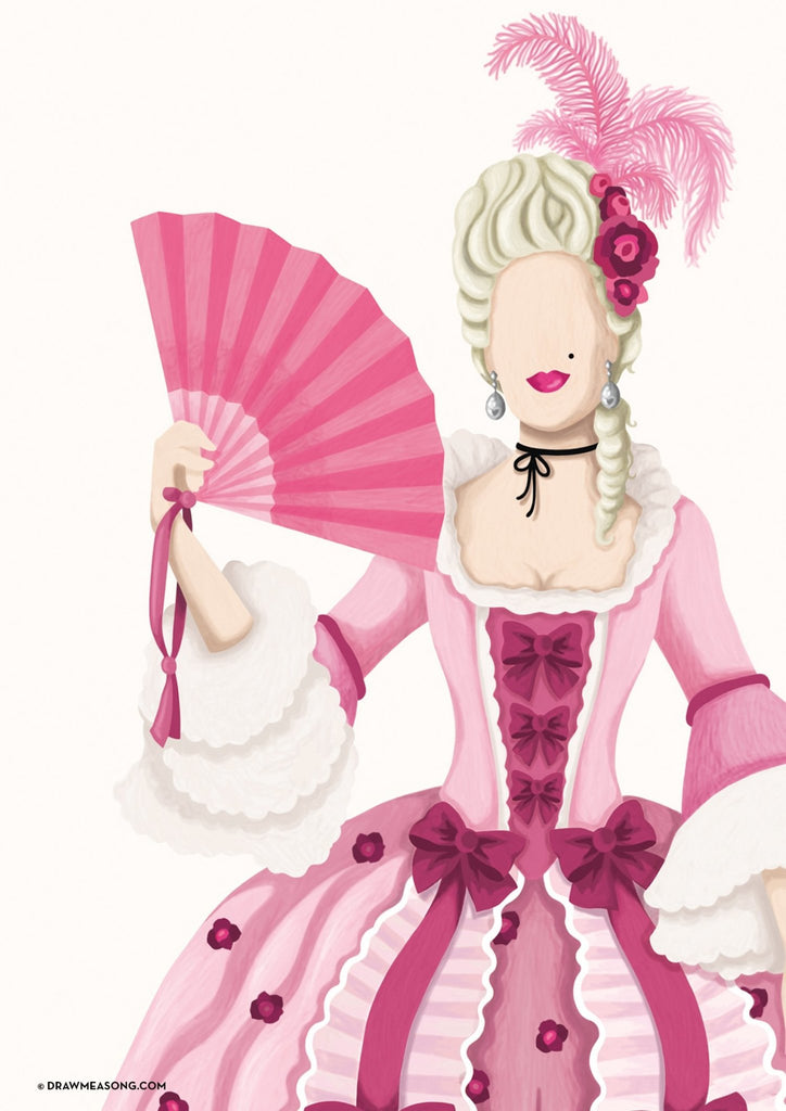 Marie Antoinette Art Print - Draw Me a Song