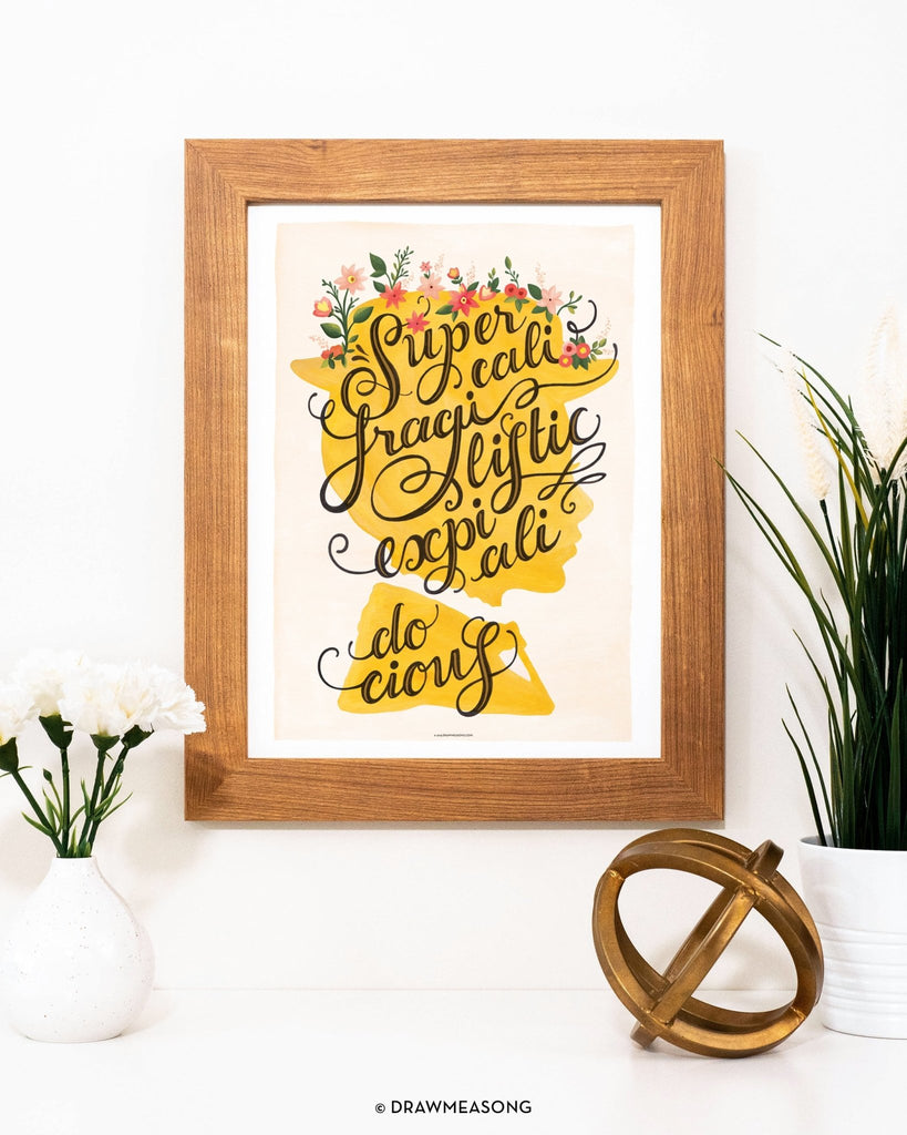 Mary Poppins Art Print - Draw Me a Song