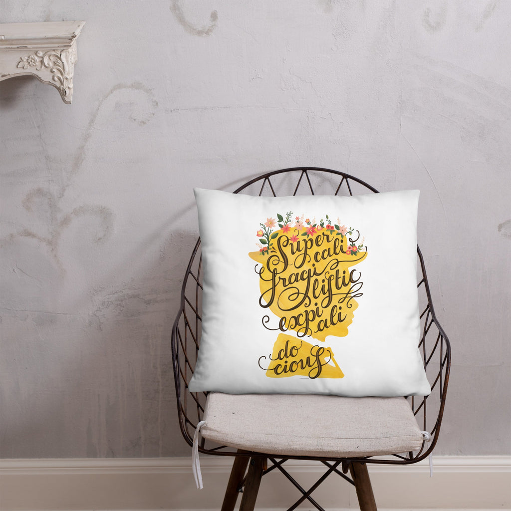 Mary Poppins Throw Pillow - Draw Me a Song