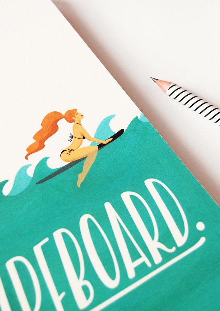 Surfboard Notebook - Draw Me a Song