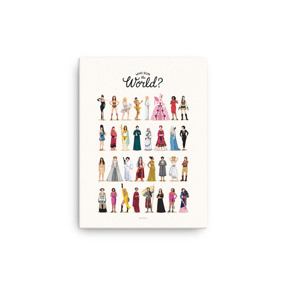 Who Run the World Canvas Print – Draw Me a Song
