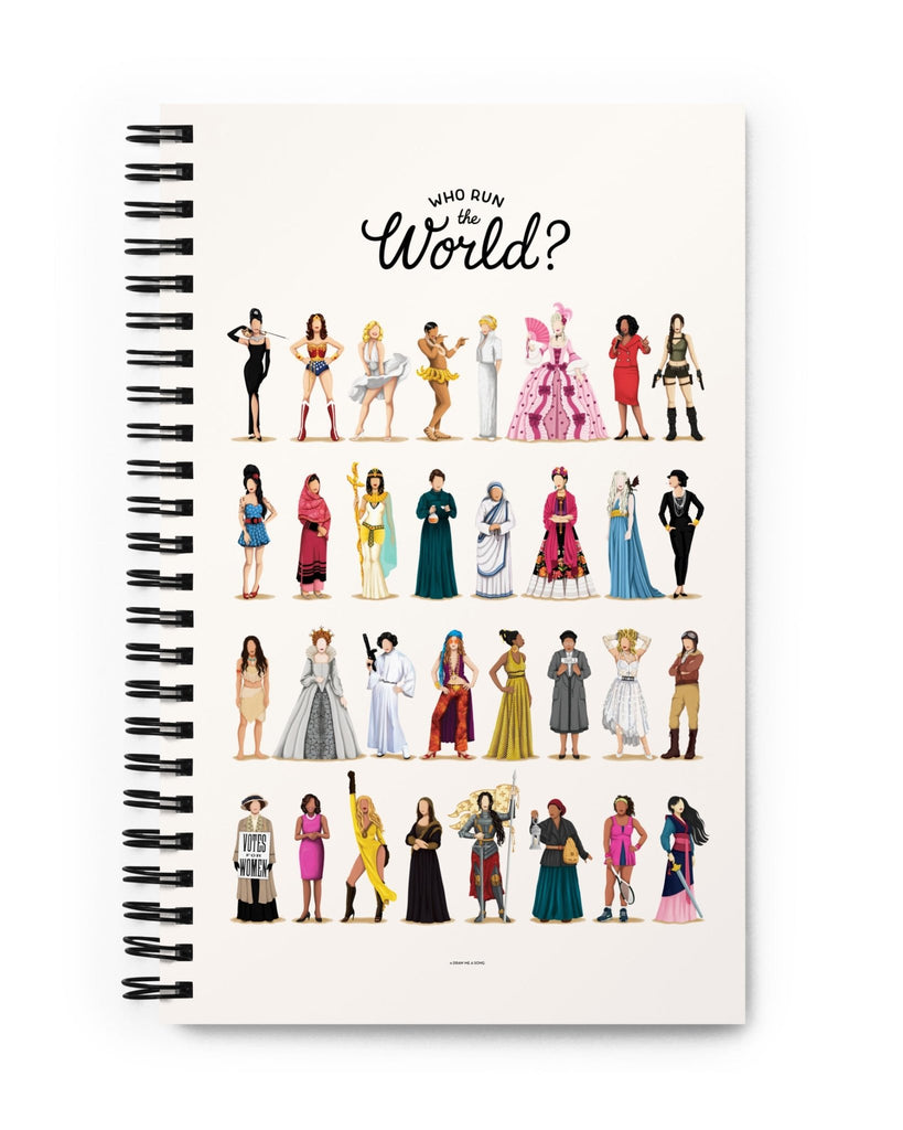 Who Run the World Notebook - Draw Me a Song